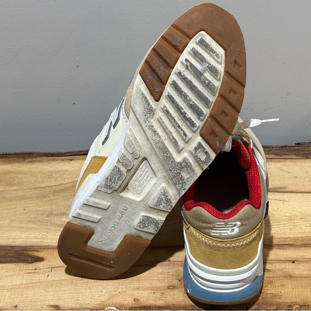 New Balance 997H Cordura Workwear Tan Sneaker CM997HTI Size 12 A50 - Picture 11 of 12